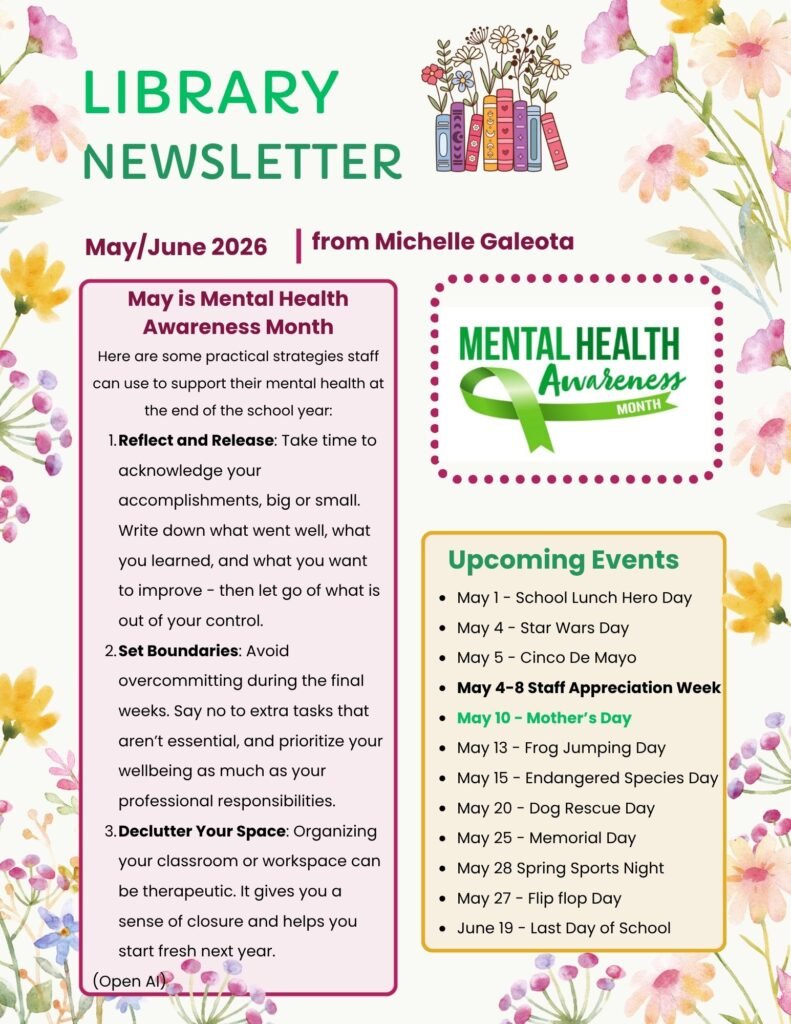 may library newsletter